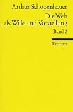 Produkt-Bild: Die Welt als Wille und Vorstellung: BD 2