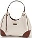 GUCCI Colbert Handbag Natural with Cognac Guccissima Trim - 257265
