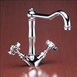 Rohl Country Kitchen Single Hole Faucet with Five Spoke Handles