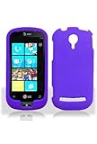 LG C900 Quantum Rubberized Shield Hard Case - Purple