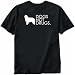 T-Shirt Black  Dogs Not Drugs : Border Collie  Dog