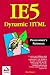 IE5 Dynamic HTML Programmer's Reference