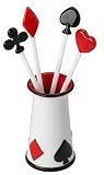 Fitz & Floyd Game Night Swizzlers set