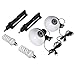 Table top studio lighting kit, 5000K daylight bulb