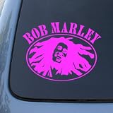 Review Graphix-FX  / BOB MARLEY - Vinyl Decal Sticker #A1426 | Vinyl Color: Pink