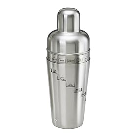 Click here to buy Kraftware Stainless Steel Recipe Shaker - Brushed Finish (32 oz.) by Kraftware.