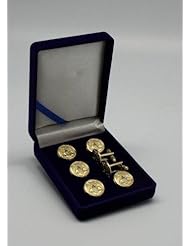 Single Detail Page Misc: Scottish Rite 32nd Degree Masonic Button Cover?Tux Set