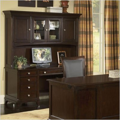 Buy Cheap Wynwood Kennett Square Wood Computer Credenza in Cherry