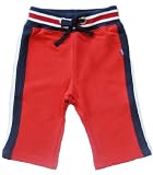 Stripe Waist Red French Terry Pant (c) ~ newborn & infant