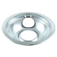 Whirlpool W10196406RW Universal Chrome Drip Bowl and Ring, Chrome, 6-Inch
