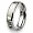 Beveled Edge Polished Titanium Ring (6.0 mm) - Size 6.0