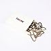 Twone 20pcs Silvery 1 Inch Inside Diameter D-ring Lobster Clasp Claw Swivel Eye Lobster Snap Clasp Hook for Strap - Bronze