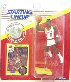 Atlanta Hawks Dominique Wilkins 1991 Starting Line-Up