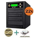 Acumen 2 SATA Burner DVD CD Duplicator Machine + Built-In 500GB Hard Disk Drive (Standalone Audio Video Copy Tower, Disc Duplication Device)