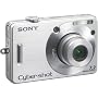 Sony Cyber-shot DSC-W70 Digital Camera - Silver (7.2 MP, 3x Optical Zoom) 2.5" LCD