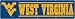 West Virginia Mountaineers 8 Foot Applique and Embroidered Banner NCAA College Athletics Fan Shop Sports Team Merchandise