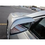 1983-1991 PORSCHE 944 SILVER CARBON FIBER SIDE MIRROR VISOR RAIN GUARDS 1984 1985...