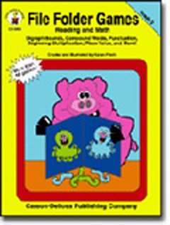 Childrens Toyshop  Toys : CARSON DELLOSA FILE FOLDER GAMES READ/MATH GR. 2FILE FOLDER GAMES READING GR. 2