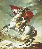 Bonaparte at Mont St. Bernard, Art Poster by Jacques-Louis David