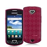 Hot Pink TPU Candy Rubber Flexi Skin Case Cover for Samsung Gem i100 New By ....