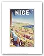 Nice by Reproduction Vintage Poster 10.5"x7" Art Print Poster