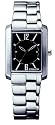 Police Ladies W-Empire Stainless Steel and Black Dial Watch