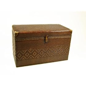 Designer Antiqued Trunk - Medium by WC Redmon