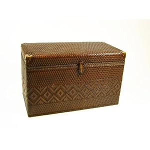 Designer Antiqued Trunk - Medium