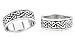 Unisex Oxidized Ring Band in Sterling Silver