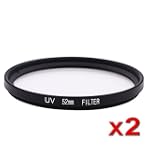 eForCity 2 x 52mm UV Filter Lens Comp...