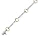 10K Two Tone Gold 7/8 ct. Diamond Fashion Bracelet