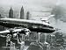 Flying Over Manhattan NYC 1946, Art Poster by Photography