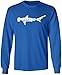 Koloa Surf Shark Logo Long Sleeve Heavy Cotton T-Shirts in Regular, Big & Tall
