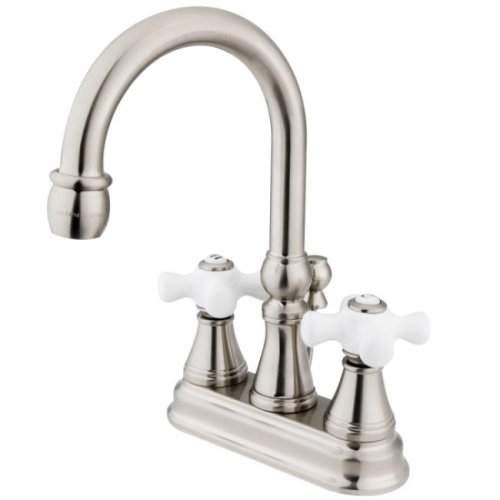 Kingston Brass KS2618PX Governor 4 Inch Centerset Lavatory Faucet with