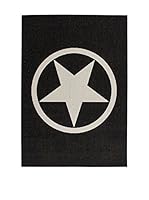 Kayoom Alfombra Cottage 4498 (Negro)