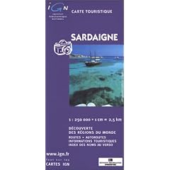 Carte touristique : Sardaigne