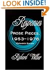 Responses: Prose Pieces, 1953-1976