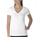 Juniors Mossimo Supply Pocket V-Neck Tee - True White