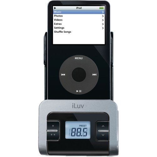 ILUV I707BLK DIGITAL FM CHARGER (BLACK)