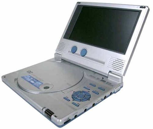 Mustek TSI-PL207A 7インチTFT液晶ポータブルDVDプレーヤー