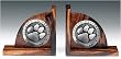 Clemson Tigers Ironwood Book Ends (Set of 2) - NCAA College Athletics