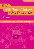 Basic Web Page Creation Using Word 2000: Teacher's Book No. 1 (Basic ICT)