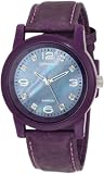 Sprout Women's ST5500JMPR Eco-Friendly Diamond Accented and Purple Tyvek Strap Watch
