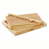 Mountain Woods Fiddle Bow Bread Knife & Crumb Tray Set