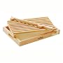 Mountain Woods Fiddle Bow Bread Knife & Crumb Tray Set