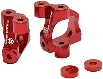 YAIBA TLR22 aluminum carriers (5 ‹ / F: 2mm / Red) YRG072