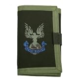Halo Green Gray Canvas Biker Wallet UNSCDF