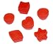 from PinkWebShop Silicon Chocolate Mould 24/Pack - Red - With 6 Assorted Colour Silicon Mini Cup Cake Cases