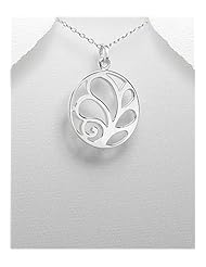 Pendant Necklace In 92.5 Sterling Silver