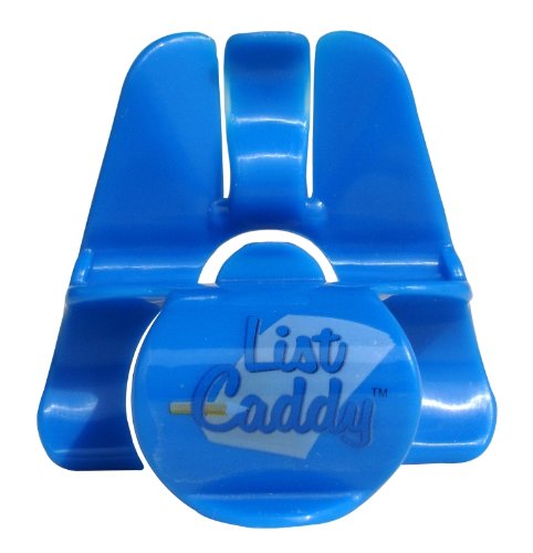 List Caddy List and Coupon Holder, Blue